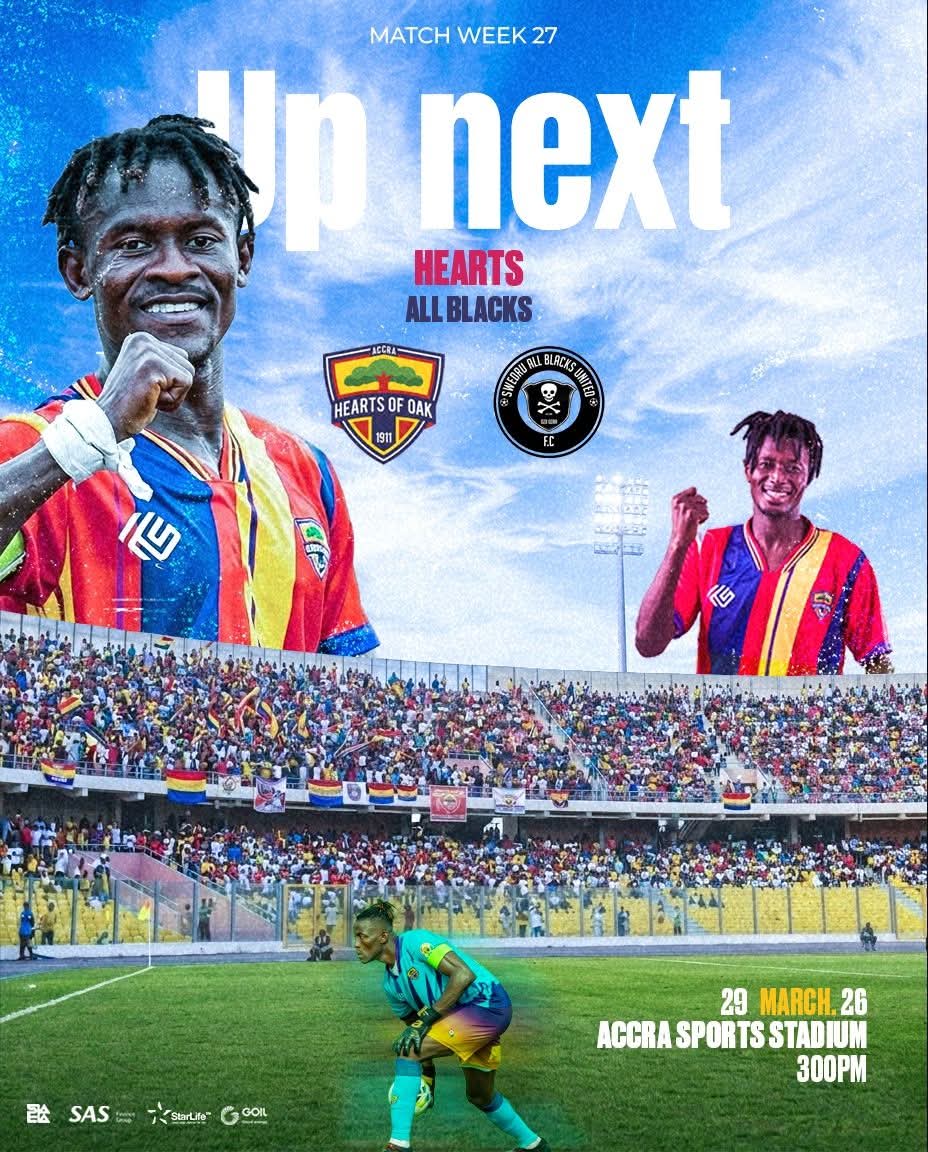 Accra Hearts Of Oak VS Swedru All Blacks United