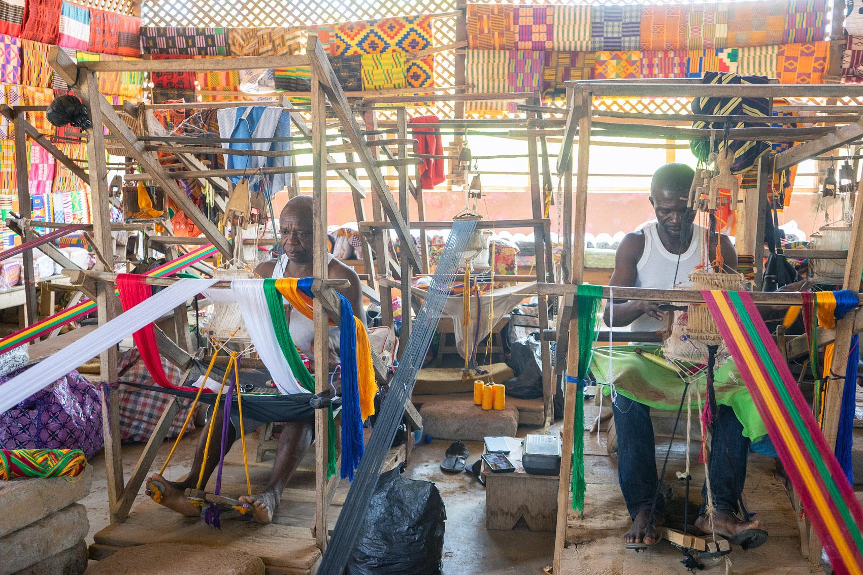 Bonwire Kente Weaving Town